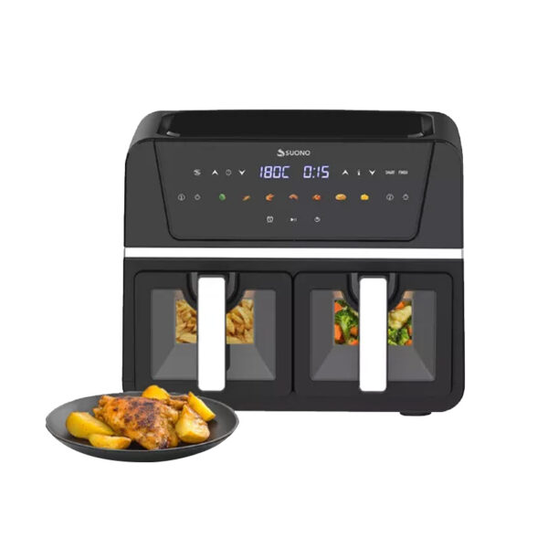 Freidora De aire Doble Suono  9L